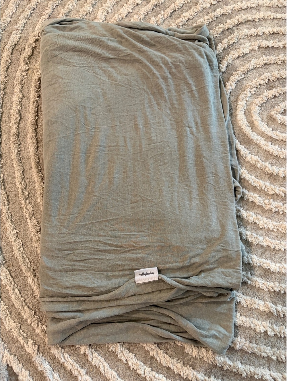 Solly baby sage green wrap